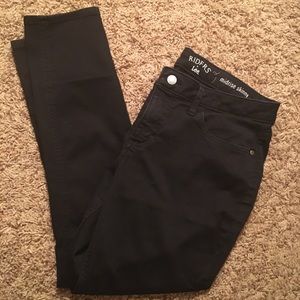Black Lee riders midrise skinny jeans